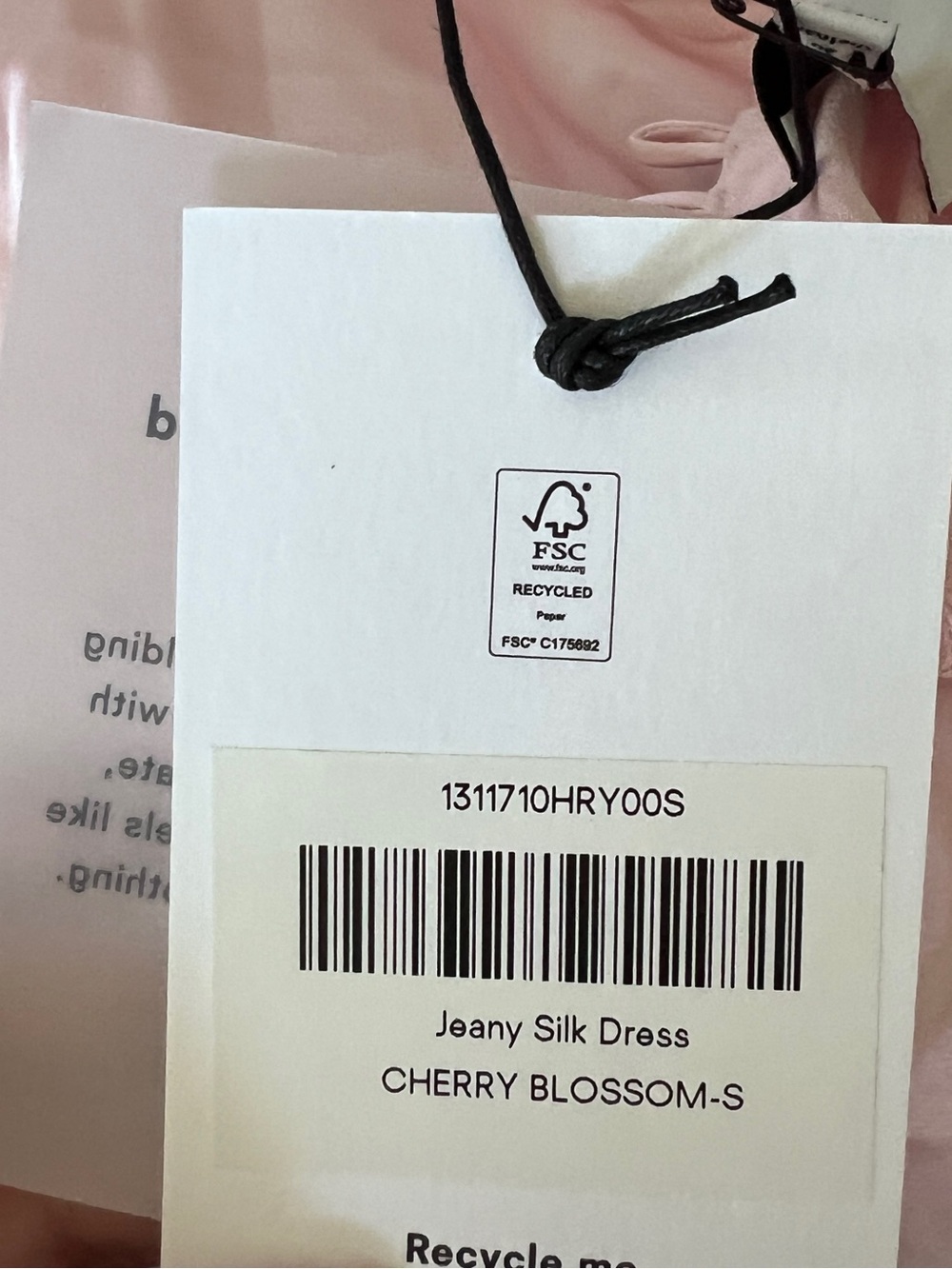 Reformation Blush Jeany Silk Cherry Blossom Halter Maxi Dress size S - Picture 4 of 4